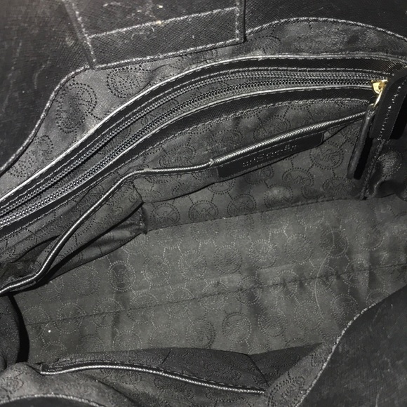 Michael Kors Black Lock & Key Handbag - Picture 7 of 8